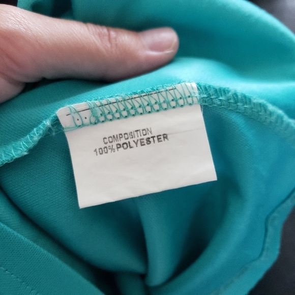 Journey Five Medium Maxi Dress Black & White Striped Top Mint Blue Skirt - Picture 8 of 9